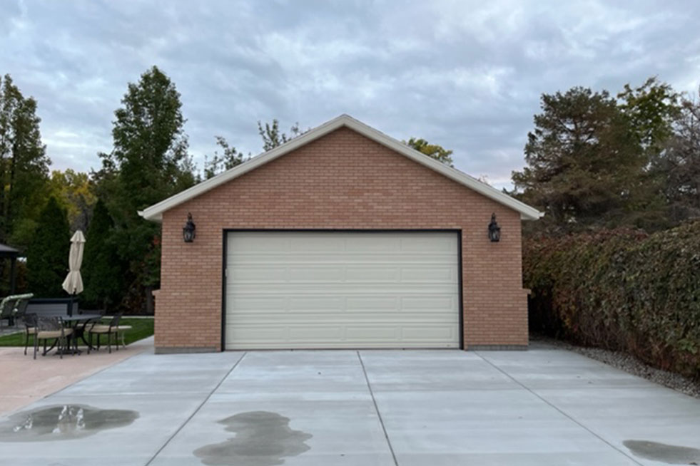 A Brick Detached Garage