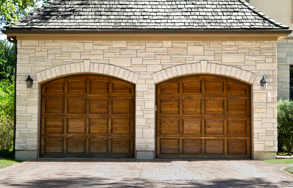 Beautiful custom garage door